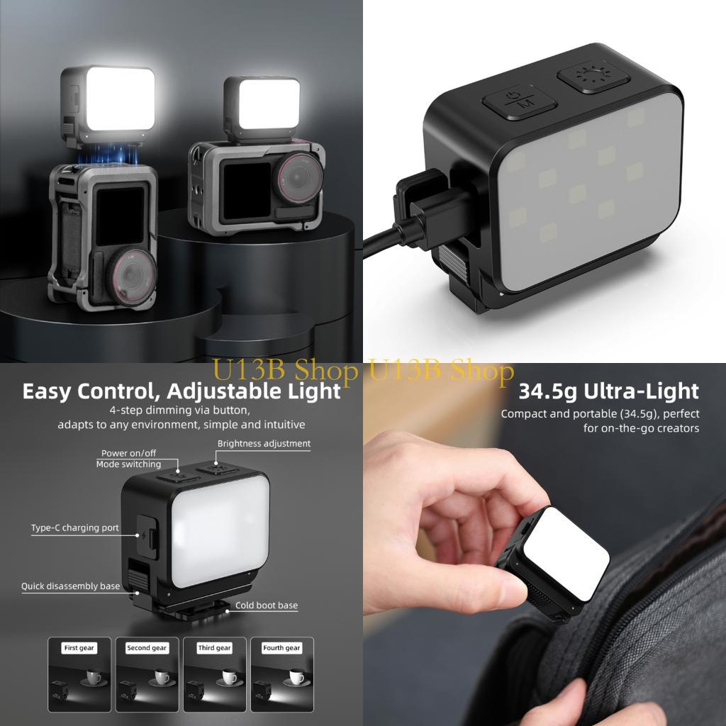 Photography Lighting Reference - U13B IPX4 Mini telecamera antispruzzo Luminosità