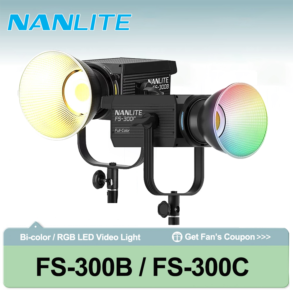 Photography Lighting Grid - Luce LED Bicolore Nanlite FS-300B con