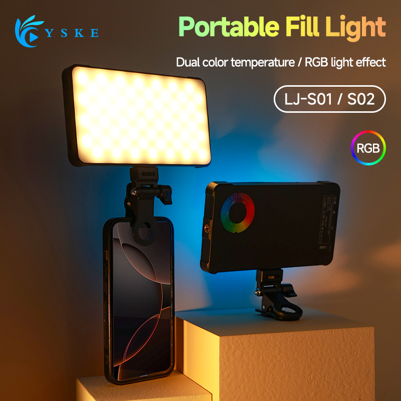 Photography Lighting Tool - Luce video LED RGB Riempimento clip
