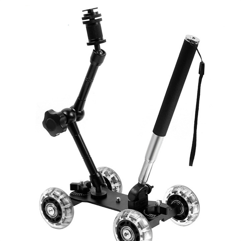 Photography Lighting Tool - Mobile Rolling Sliding Dolly stabilizzatore Skater