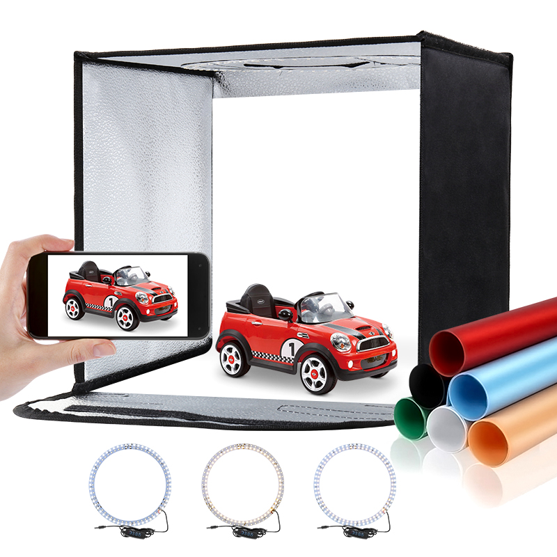 Photography Lighting Bag - Kit tenda da tiro multi-angolo pieghevole