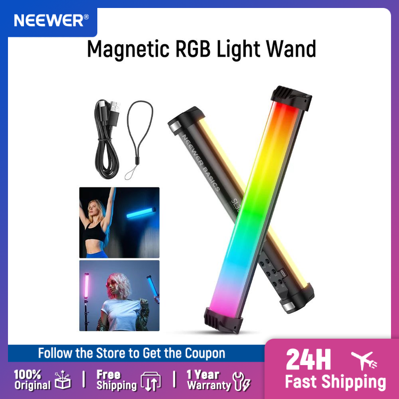 Photography Lighting Grid - NEEWER Basics Bacchetta luminosa magnetica RGB