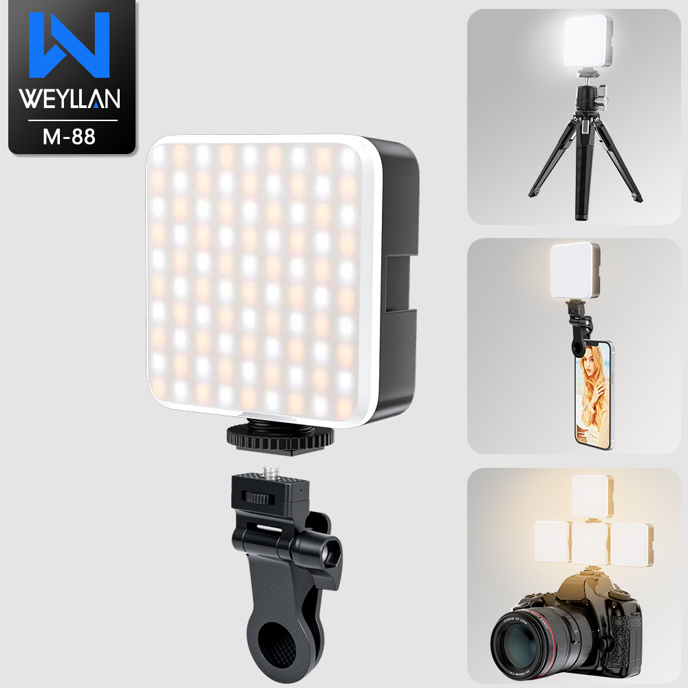 WEYLLAN M-88 2000mAh Luce vide - Photography Lighting Brands recensione e prezzo