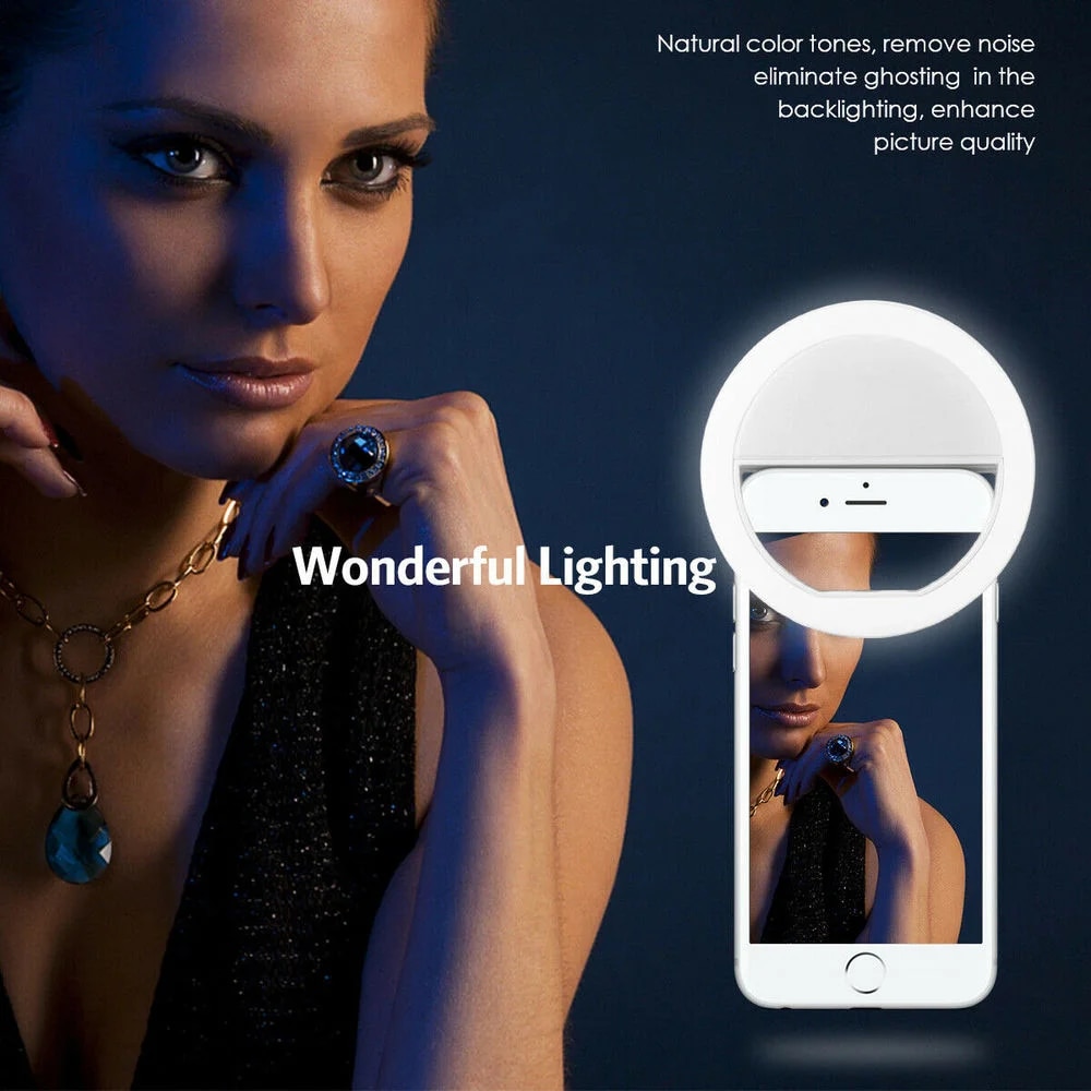 Luce ad anello per Selfie a LE - Photography Lighting Tool recensione e prezzo