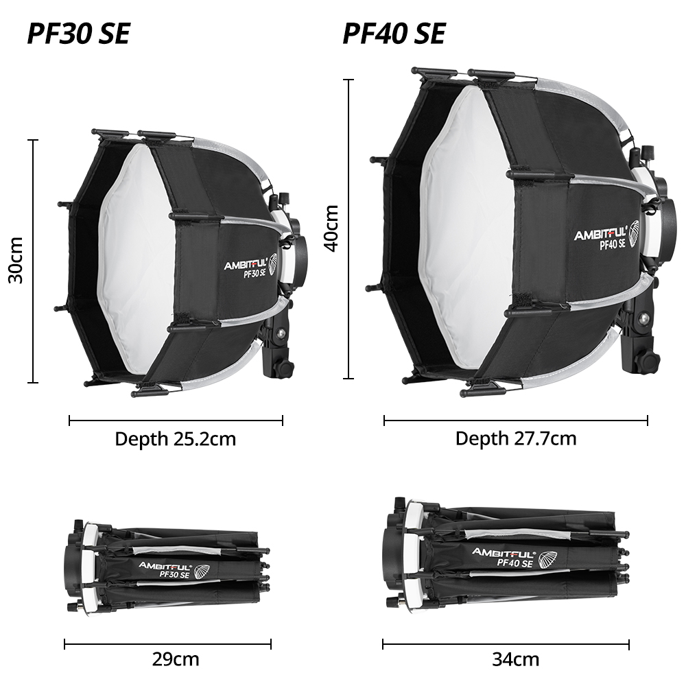 AMBITFUL PF30/PF40 30cm/40cm M - Photography Lighting Grid recensione e prezzo