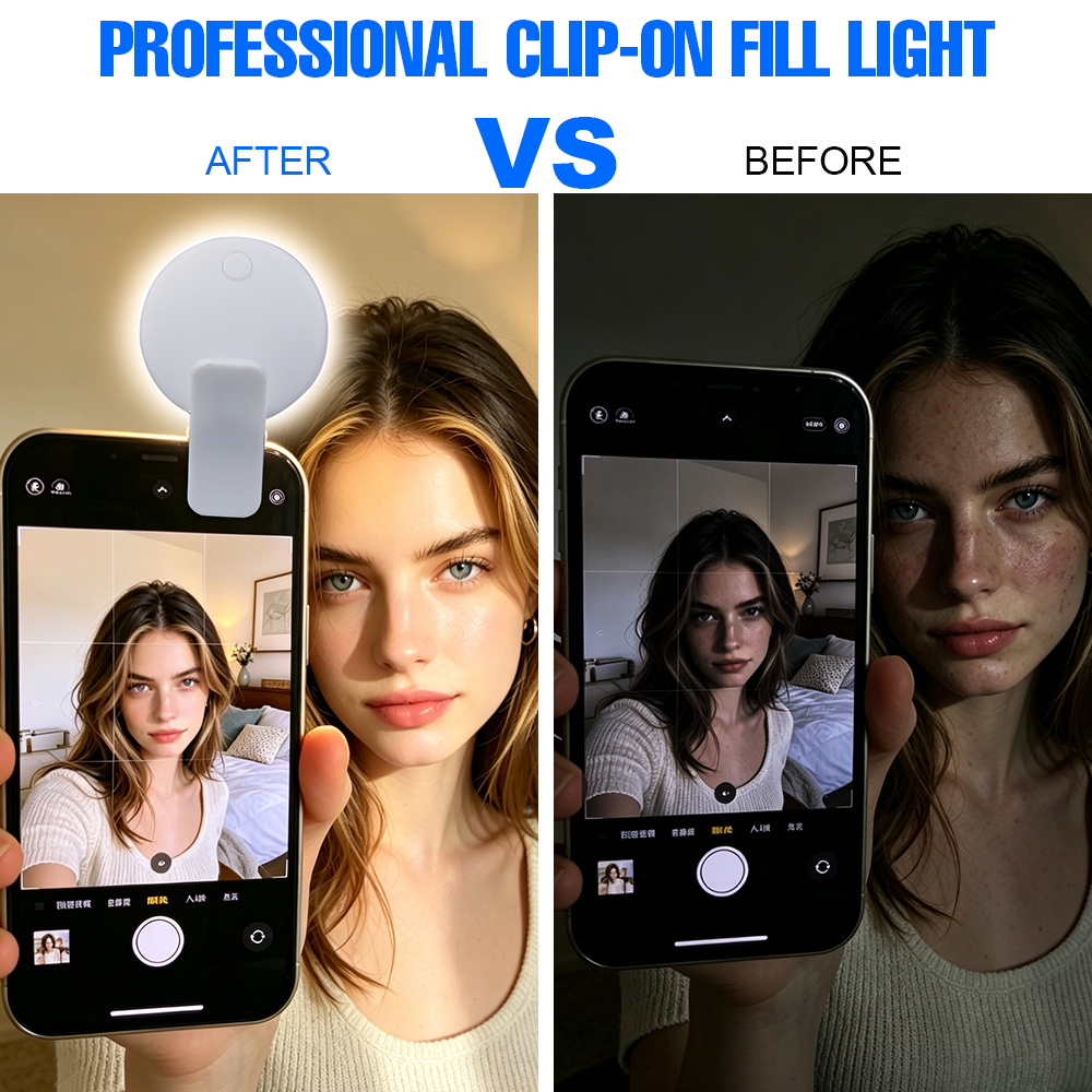 Luce LED a Clip per Selfie, 3  - Photography Lighting Tool recensione e prezzo