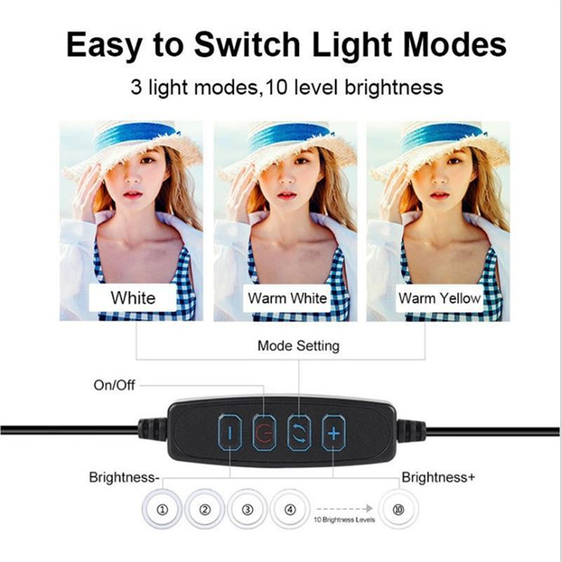 Lampada ad anello a LED dimmer - Photography Lighting Wall recensione e prezzo