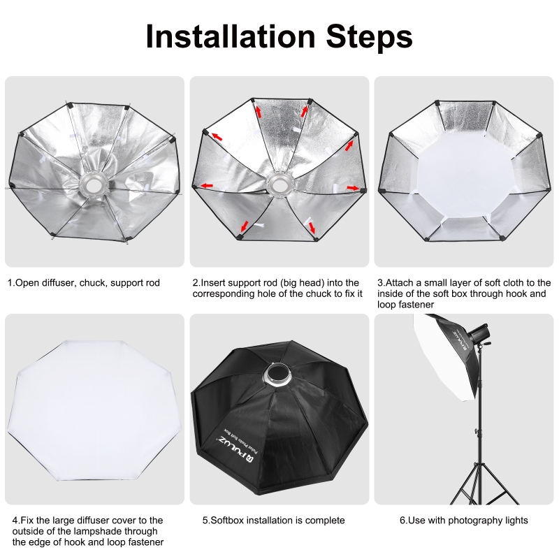 PULUZ 95cm Octagon Photography - Photography Lighting With Flash recensione e prezzo