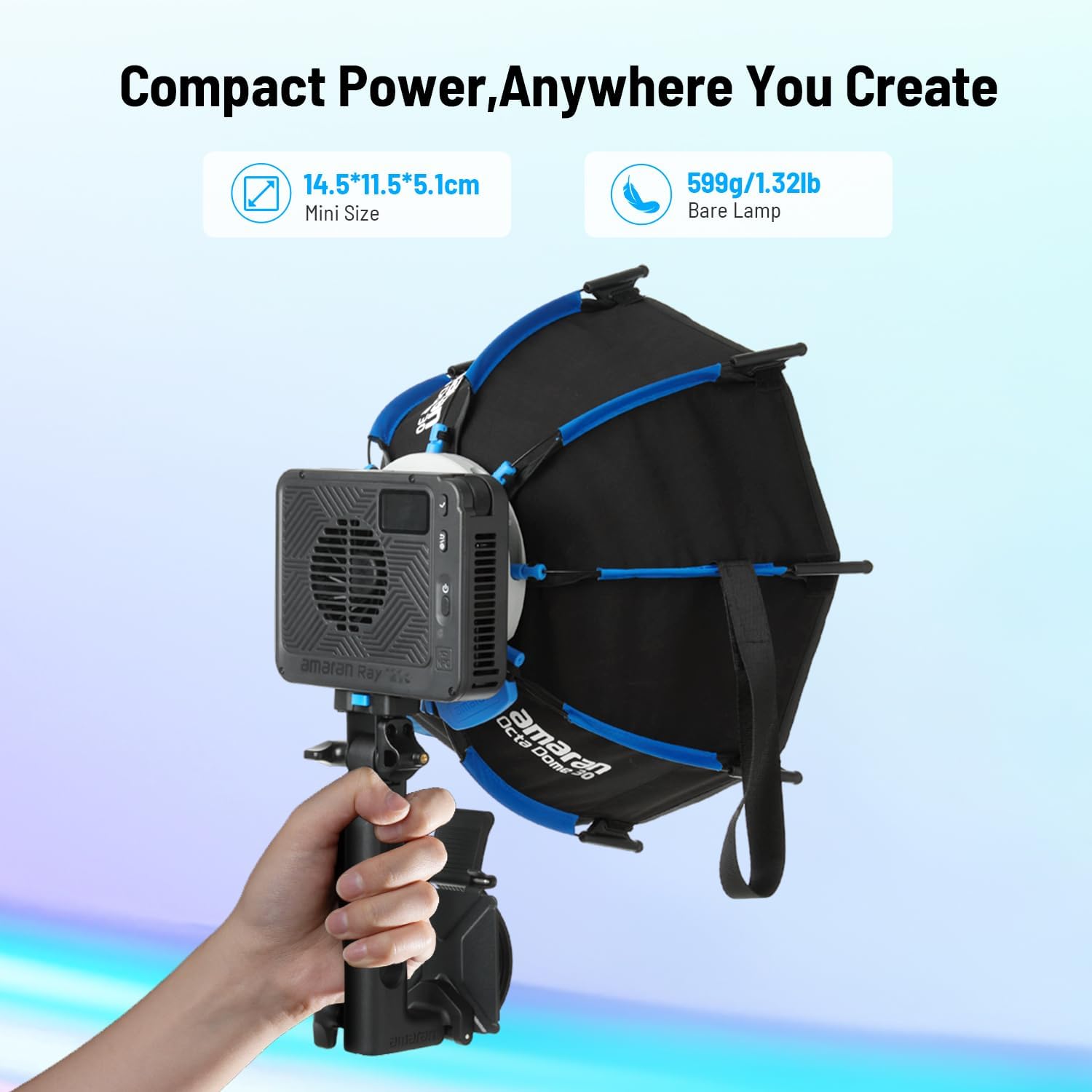 Luce video LED RGB da 120W, il - Photography Lighting Bag recensione e prezzo